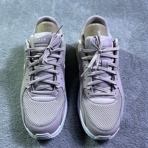 Nike‎ Air Max 90 Women Lilac Pink White Leather Mesh Casual Sneakers 8.5 Shoes